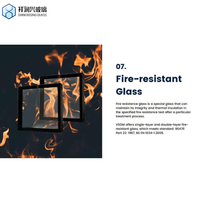 Vidro de segurança resistente ao fogo Vidro flutuante 3mm 4mm 5mm 5.5mm 6mm 8mm 10mm 12mm Vidro transparente