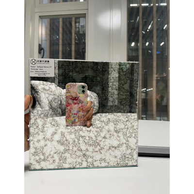 Poluição Beveling Mirror Tiles Customized Request Vintage Glass Mirror Espelho Antigo