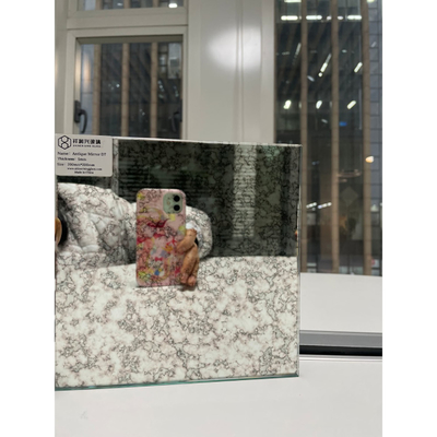 Poluição Beveling Mirror Tiles Customized Request Vintage Glass Mirror Espelho Antigo