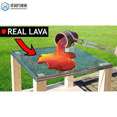 Alta demanda 4 mm 5 mm insulação térmica transparente de vidro cerâmico para lareira CE Certificado