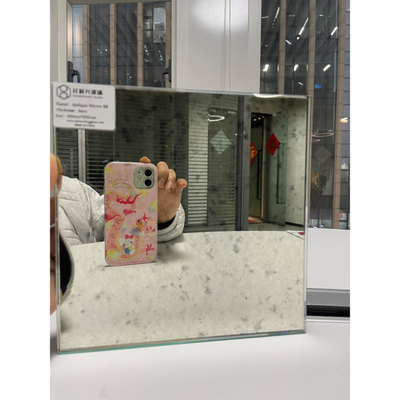 Processamento de corte de borda de perfuração de temperação de 2 mm-10 mm Polir Beveling azulejos de espelho