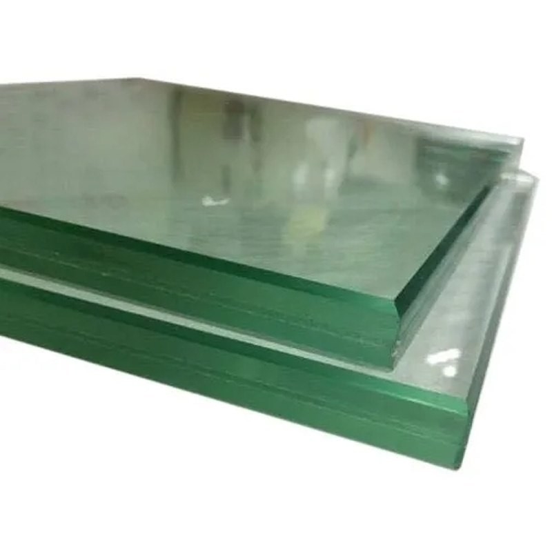 Vidro laminado plano de 10 mm para sala solar GB15763.2-2005 Superfície padrão e plana