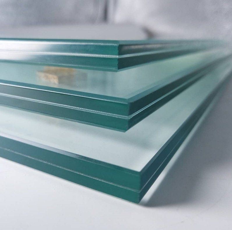 Vidro laminado 10,38 mm transparente incolor revestido de segurança PVB Float Glass Greenhouse Panels