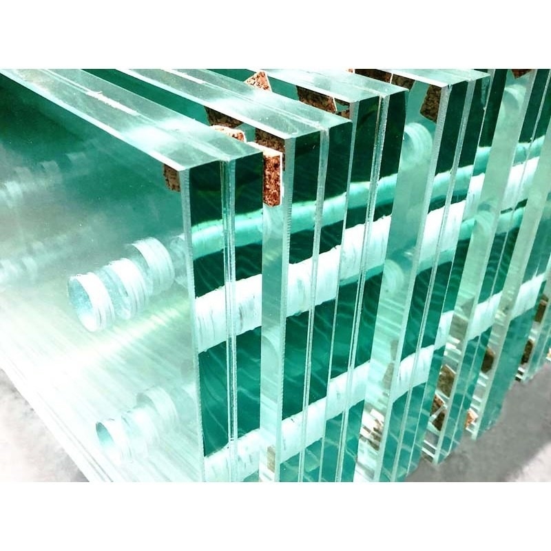 Vidro laminado energético com certificado CE SGCC 6 6 8 8 10 10 Espessura PVB Sgp Claros Temperados M2