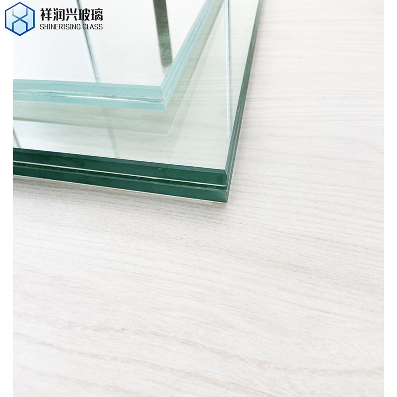Planos Polidos 6,38 mm 8,38 mm 8,76 mm 10,38 mm Vidro laminado de segurança de edifícios transparente / colorido