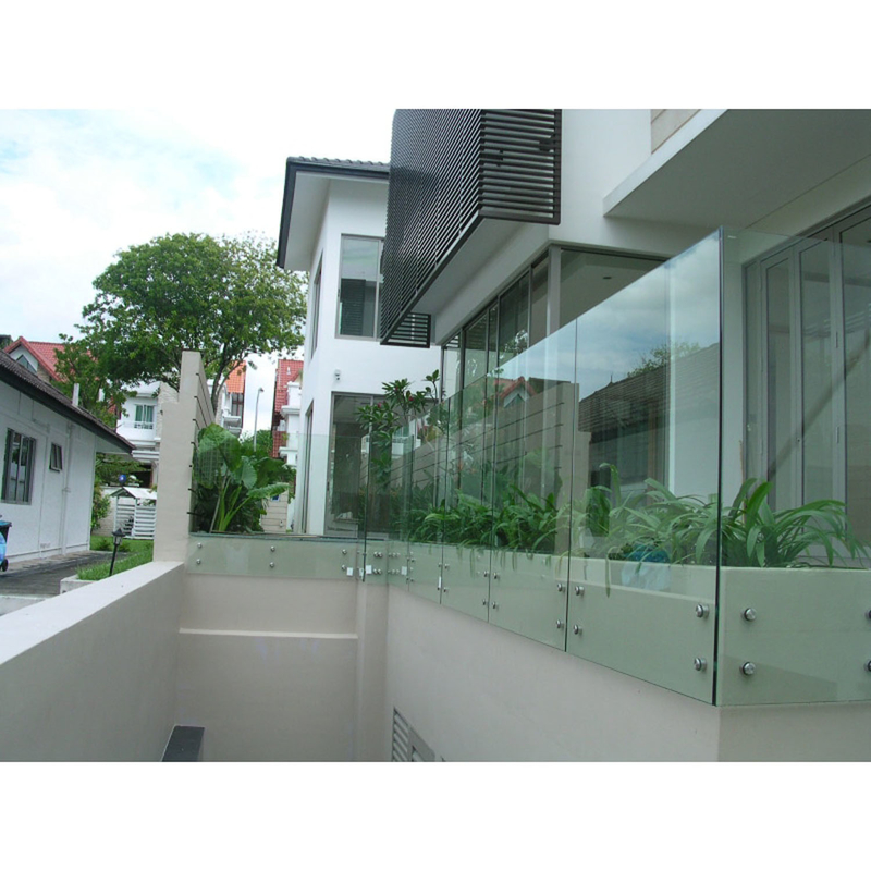 GB15763.2-2005 Padrão 8mm 10mm 12mm 15mm 19mm vidro temperado para telhado de arquitetura