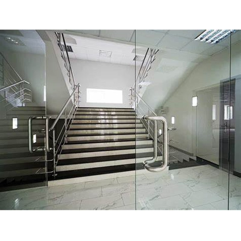 Flatness Compliant Article 4-20mm Thick Tempered Glass Office Door para Edifício de Escritório
