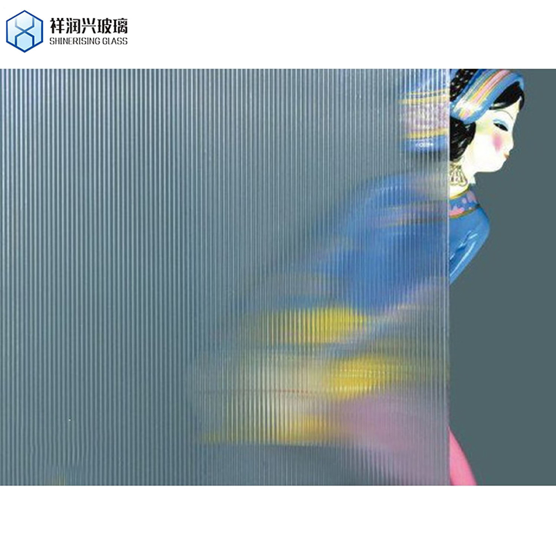 Extra Clear 5mm Pattern Glass para janela plana e divisória Melhorar o apelo estético