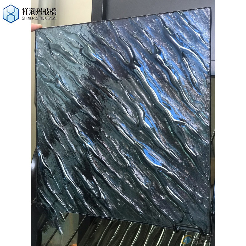 Vidro sólido transparente e bronze/âmbar/azul/verde padrão/figura para divisória da porta da janela