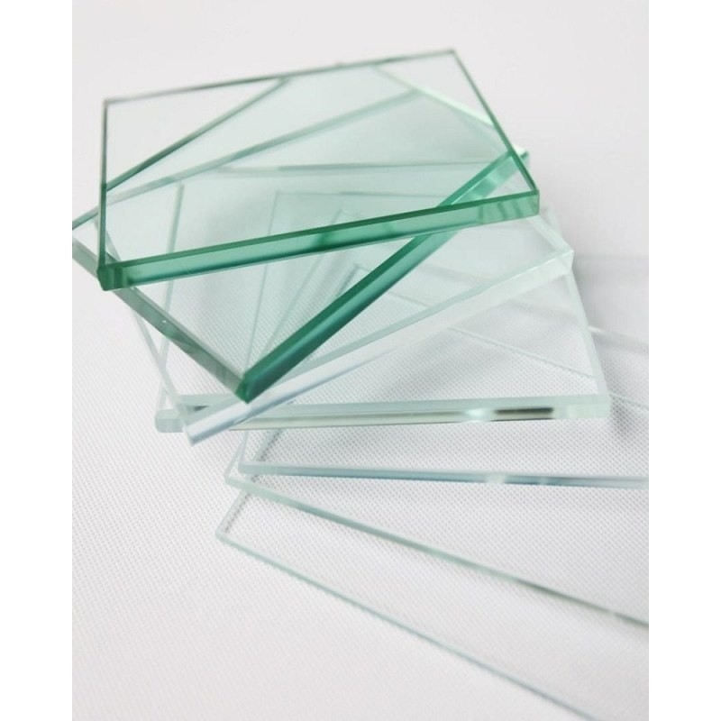 Vidro único com fio 5 mm 6 mm 10 mm 16 mm espesso Vidro transparente temperado sob medida para construção