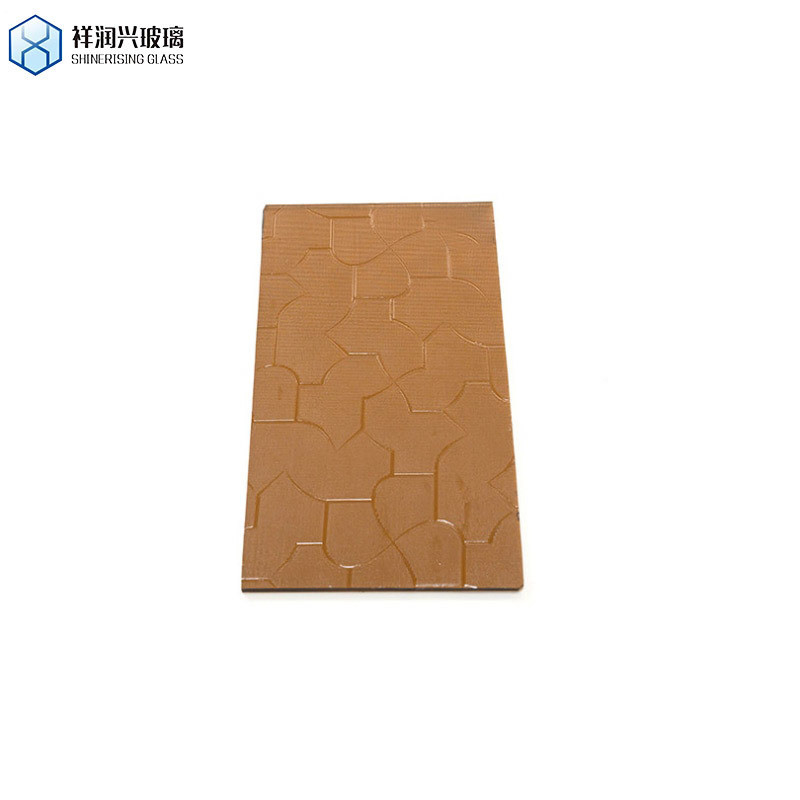 1.8mm-6mm Espelhos de cores redondas Decoração para o lar Vidro flutuante tintado Vidro em relevo marrom