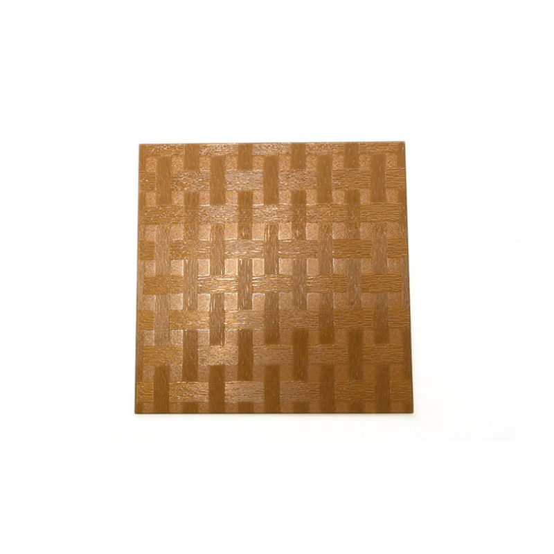 Vidro personalizado de folhas de bambu de bronze transparente com padrão para entrega de janela em 7-14 dias