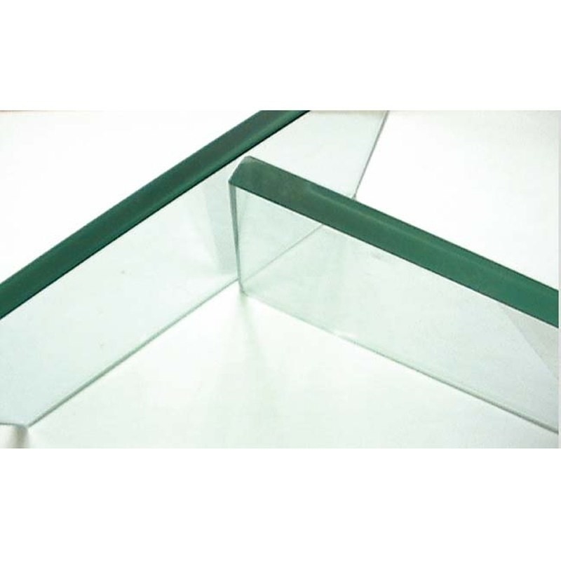 Vidro temperado plano de 10 mm laminado resistente ao calor para janelas de escritório e grades de piscina