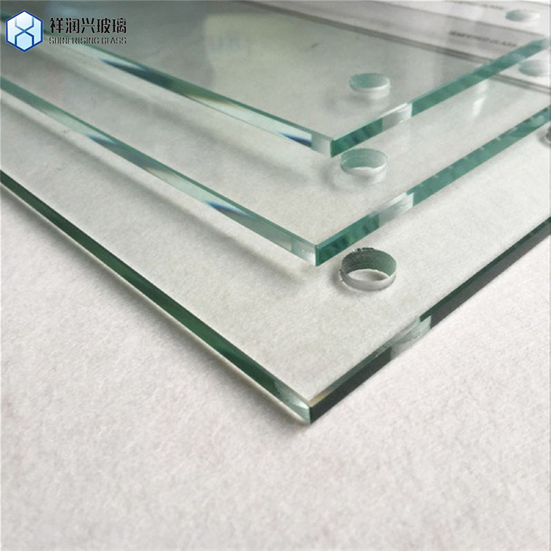 Vidro de construção profissional Vidro temperado Vidro personalizado para 1mm 2mm 3mm 5mm 6mm