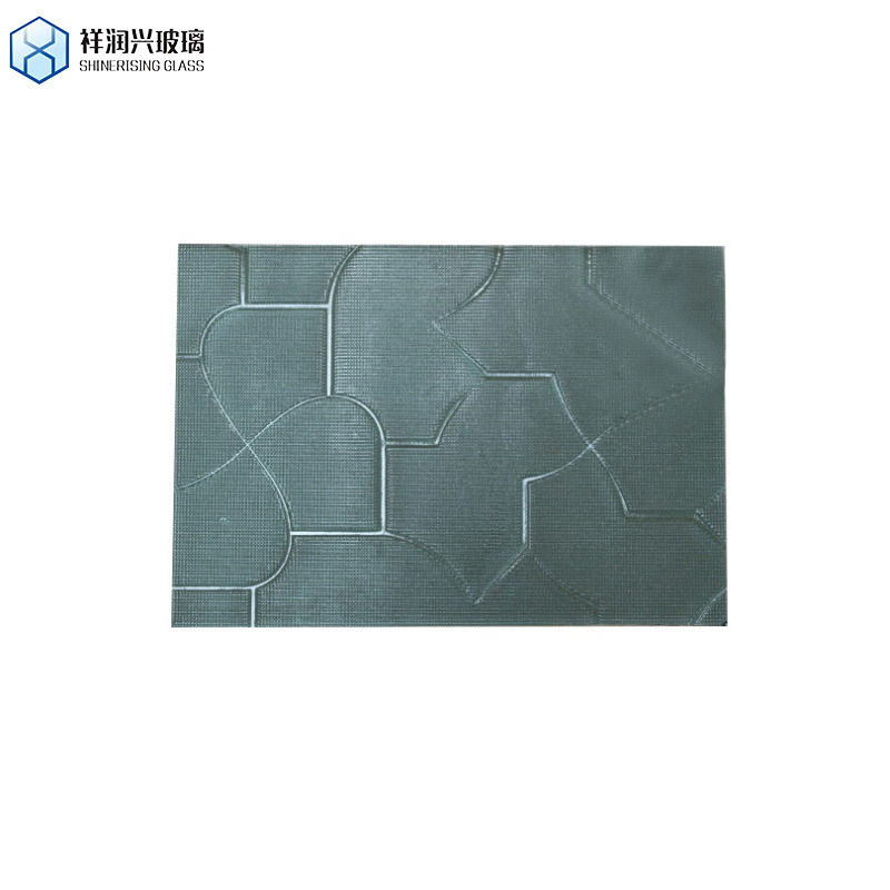 Vidro padronizado 4mm 6mm 8mm 12mm Design personalizado Figure Glass Tempered Glass Begonia Pattern