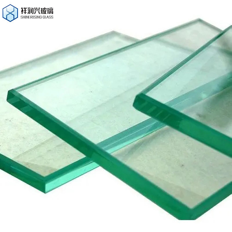 Porta de vidro laminada curvada, endurecida, transparente/com baixo teor de ferro/congelada/com chuveiro, divisória para edifícios