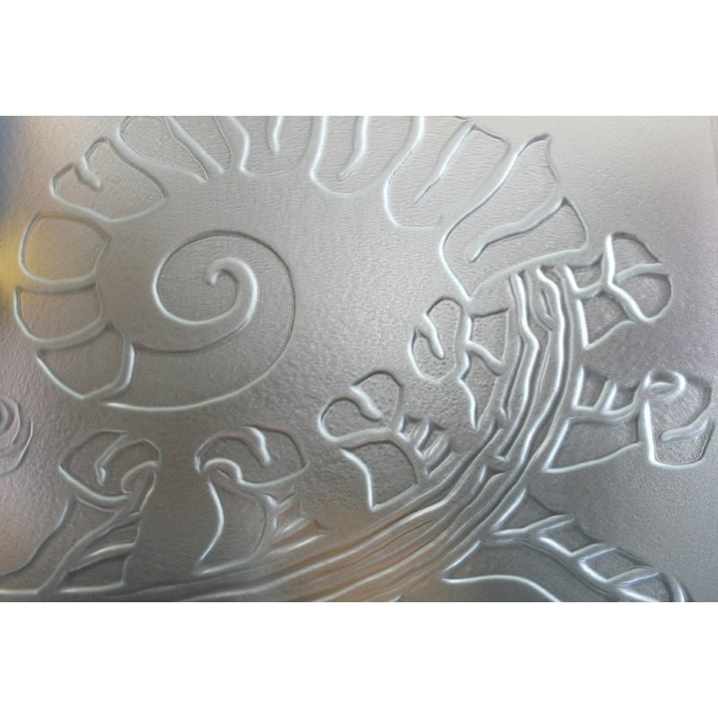 2100mm X 2440mm Tamanho Estrutura sólida Moru transparente Vidro figurado Padrão de vidro Certificado ISO