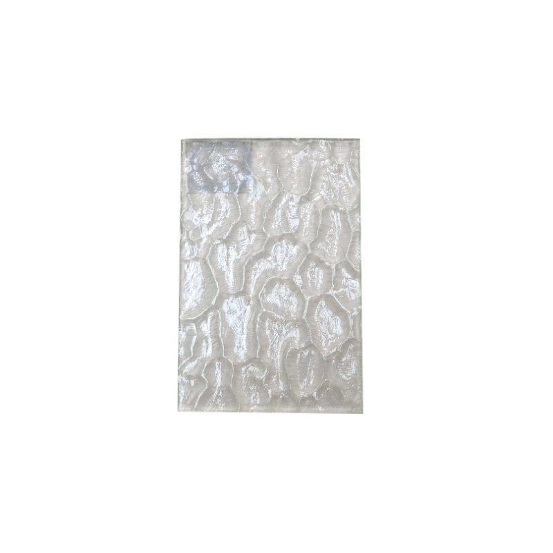 6mm vidro laminado/vidro figurado com padrão Moru Wavelet para decoração Superior