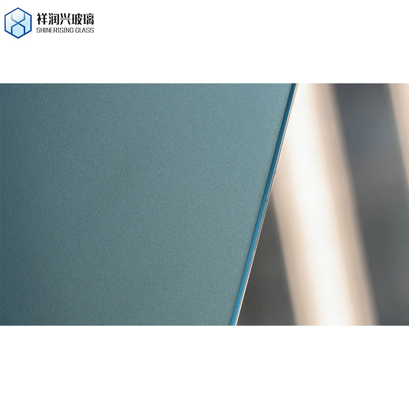 Vidro de padrão temperado para porta de varanda Arte moderna Design laminado Promoção de segurança
