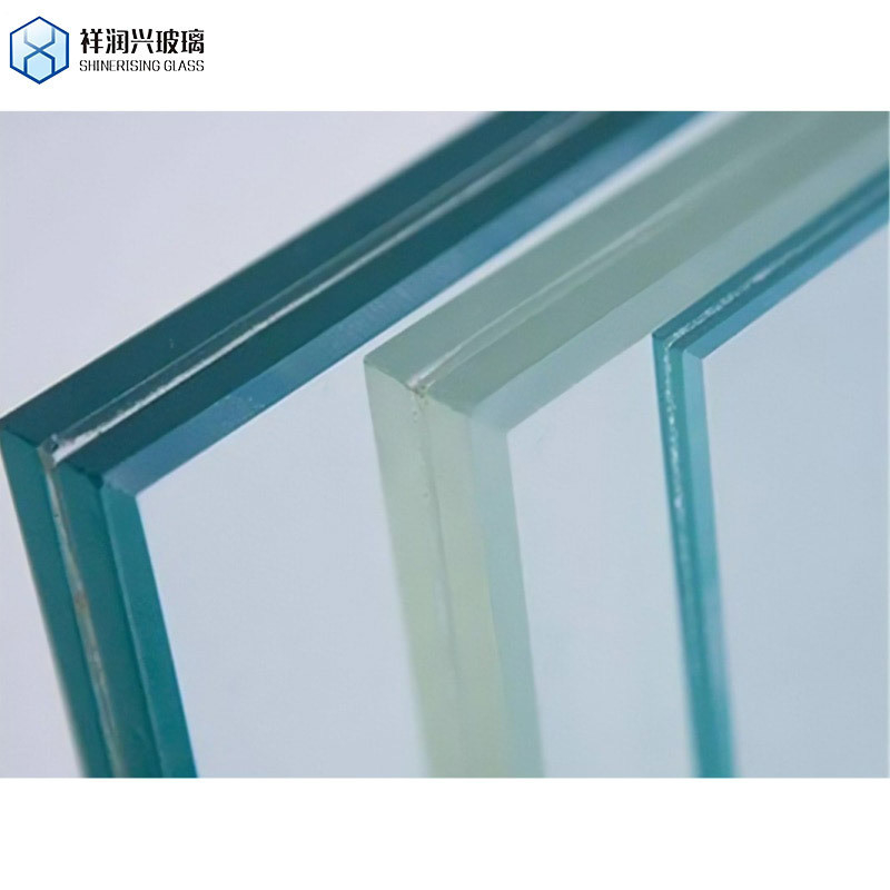Vidro à prova de balas laminado PVB temperado de 8 mm para varanda, janela, porta, sala de banho