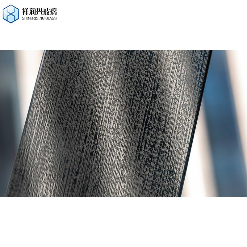 Vidro refletor de cor sólida para estruturas de vidro preto de janelas/portas de edifícios