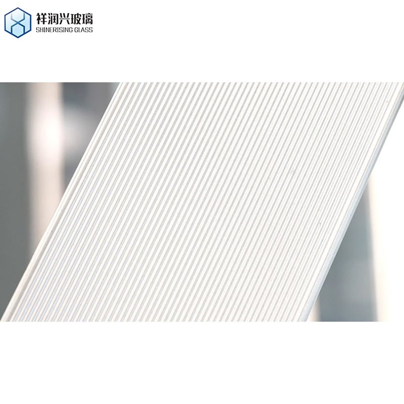 Vidro sólido 3/4/5/5.5/6/8/10 mm com padrão/figura para construção de bordas polidas planas