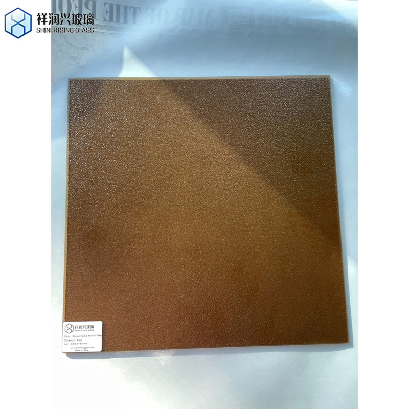 Estrutura sólida Arte colorida grande personalizada Chapas de vidro endurecidas para transparência de janela