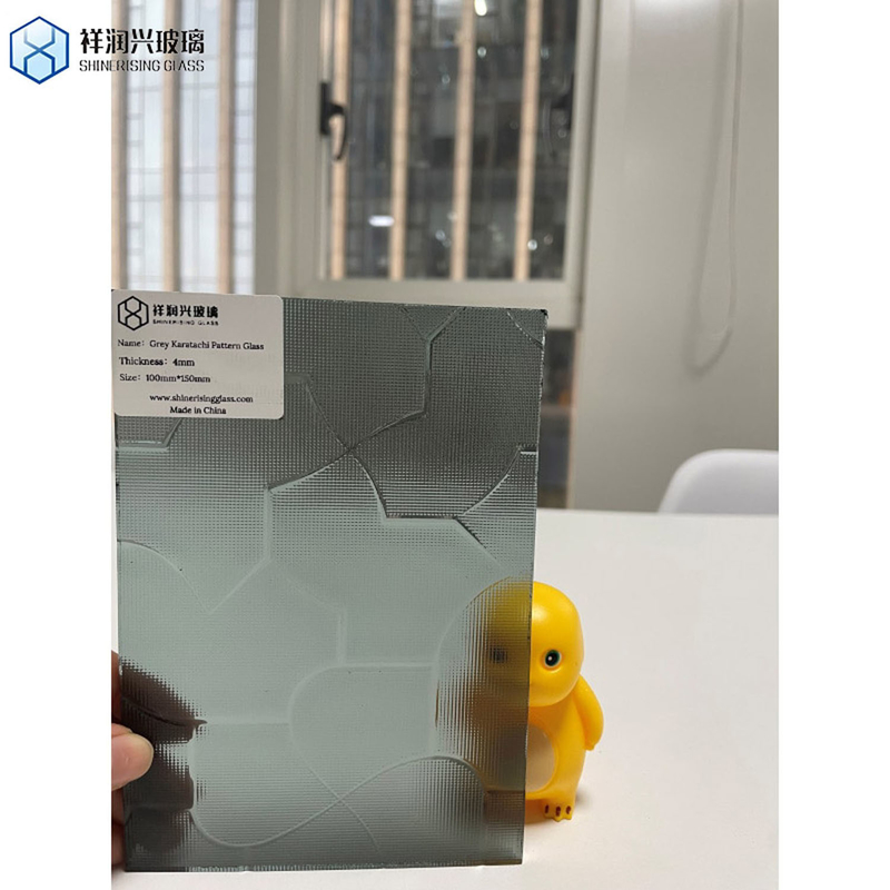 Flat Kiln Cast Tinted Tempered Glass Panel Decorative Glass in Multi Patterns Shapes (Vídeo de vidro temperado colorido)