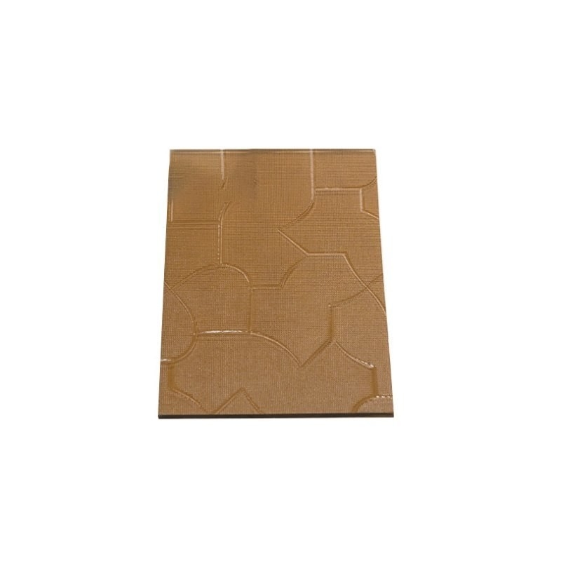 Vidro de padrão Moru / Trabalho de borda polida plana / Cor sólida / 4mm 6mm X1830X2440mm