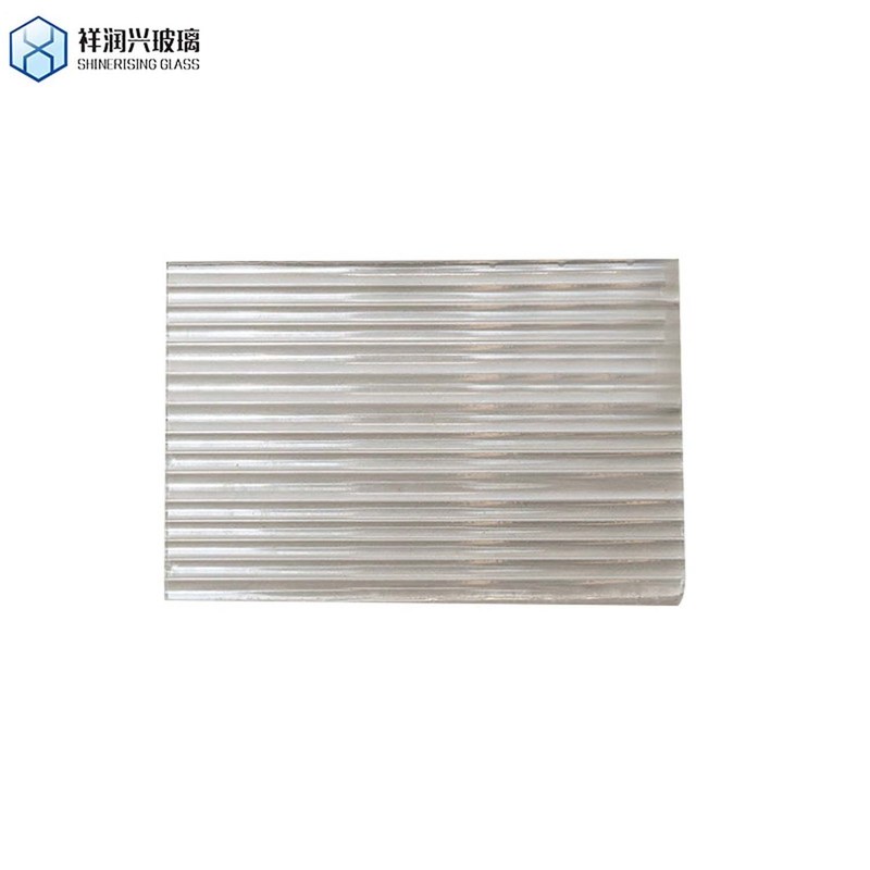 Vidro de estrutura sólida para design de interiores em padrão de construção laminado