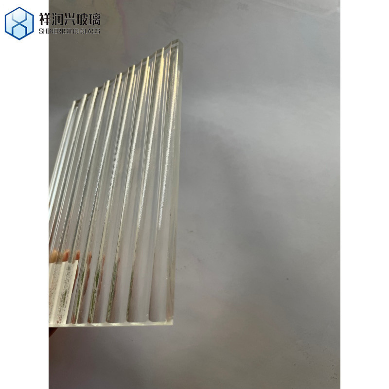 3mm 6mm 8mm Ultra Branco Claros Moru Pattern Glass Low Iron Fluted Rolled Glass Panels Reeded Patterned Glass Decoration