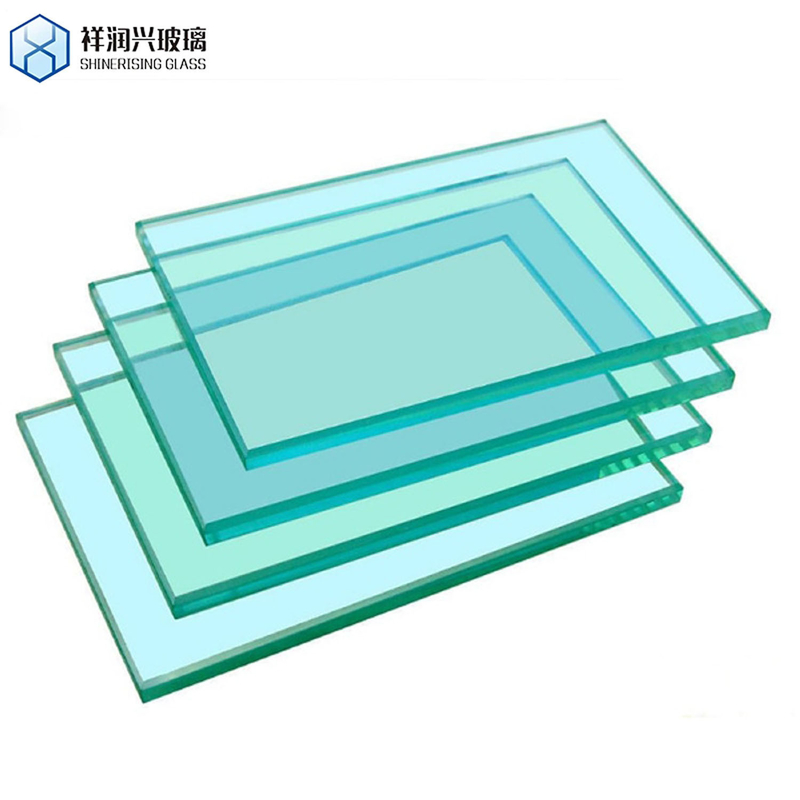 3-12mm vidro flutuante tintado com verde azul cinza bronze cores claras