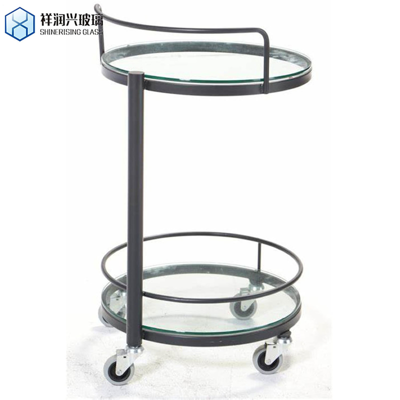 5 mm vidro lacado pintado de preto sobre vidro flutuante transparente para mobiliário e decoração
