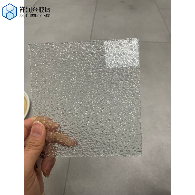 4mm Moru Flora Millenium Wave Diamante Chuva Cubo de Água de Ferro Baixo Vidro padronizado para decoração