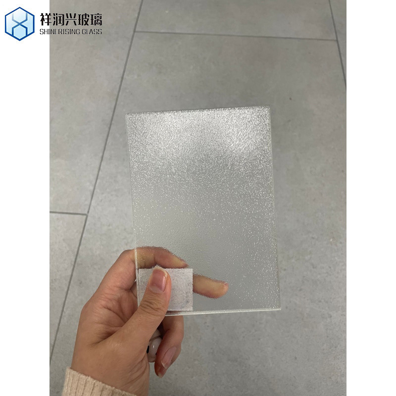 Vidro de 8 mm com ranhuras redondas e de ferro baixo, vidro de vidro de bordas, vidro com padrão para divisórias, certificado SGS