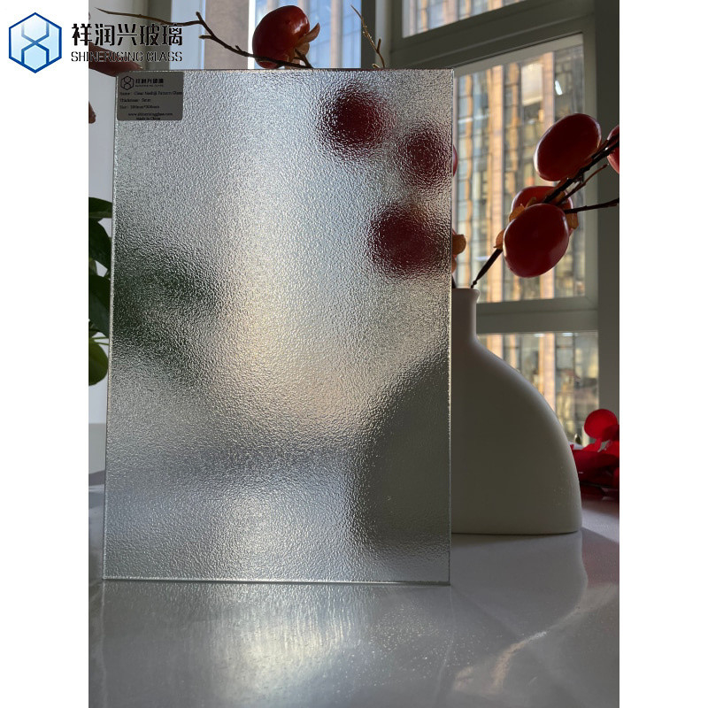 Vidro transparente com padrão 4mm 5mm 6mm para 1830*2440/2140*3300/2440*3660