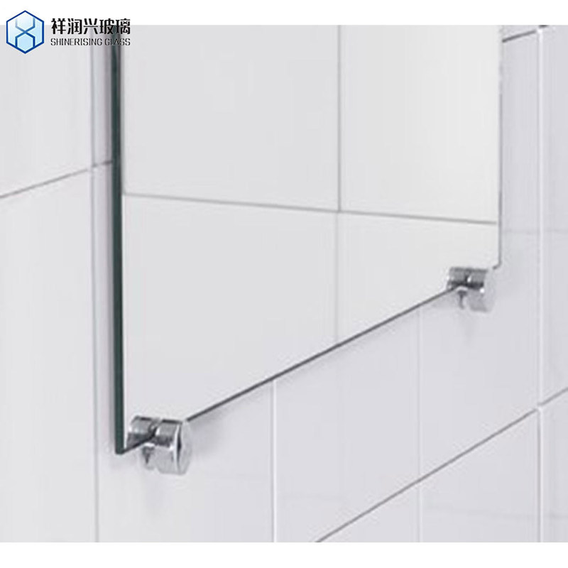 Espelho durável de uso doméstico azul, revestido com alumínio, de 1,8 mm, 2 mm e 3 mm, vidro de folha de espelho