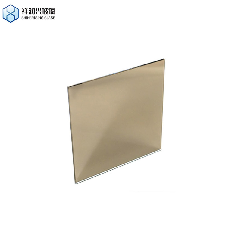 1.8-6mm Lâmina de vidro de espelho azul prateado de cor clara para cobre Fre classificar espessura