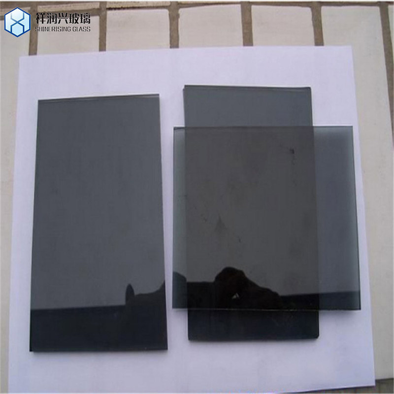 Personalização 5mm Gray Reflective Tinted Float Glass para 1830*2440/2140*3300/2440*3660