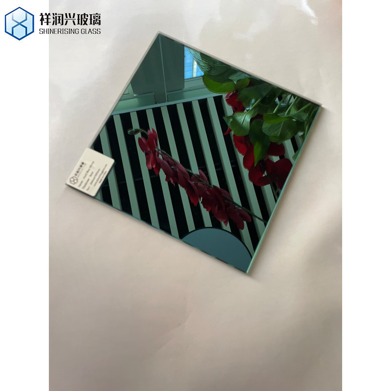 Espelho de vidro transparente decorativo com bordas polidas planas e certificado SGS