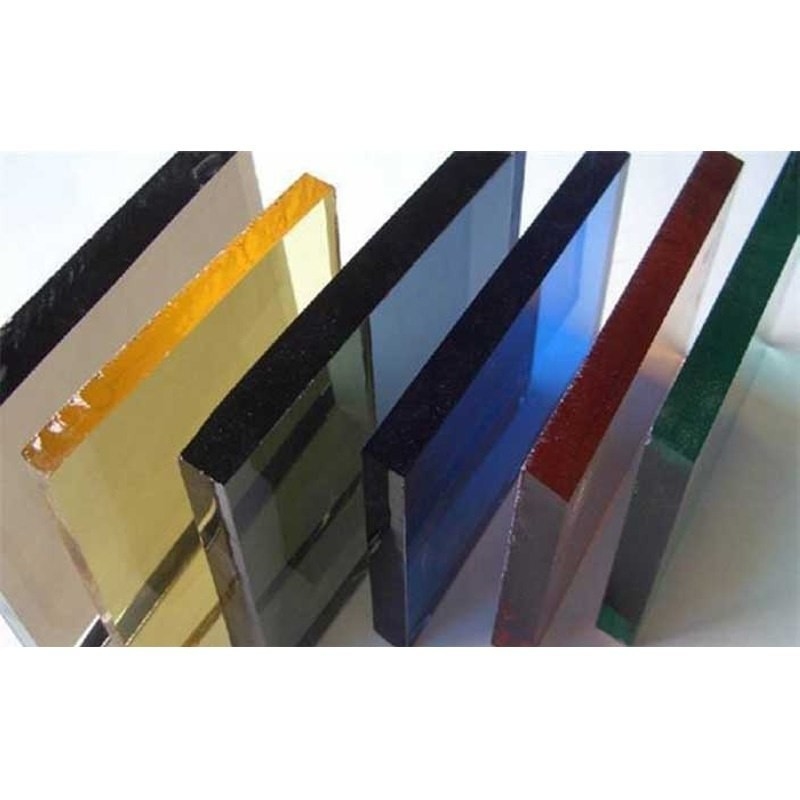 Vidro de estrutura sólida Espelho de cor Vidro decorativo Vidro flutuante feito claro ou tingido