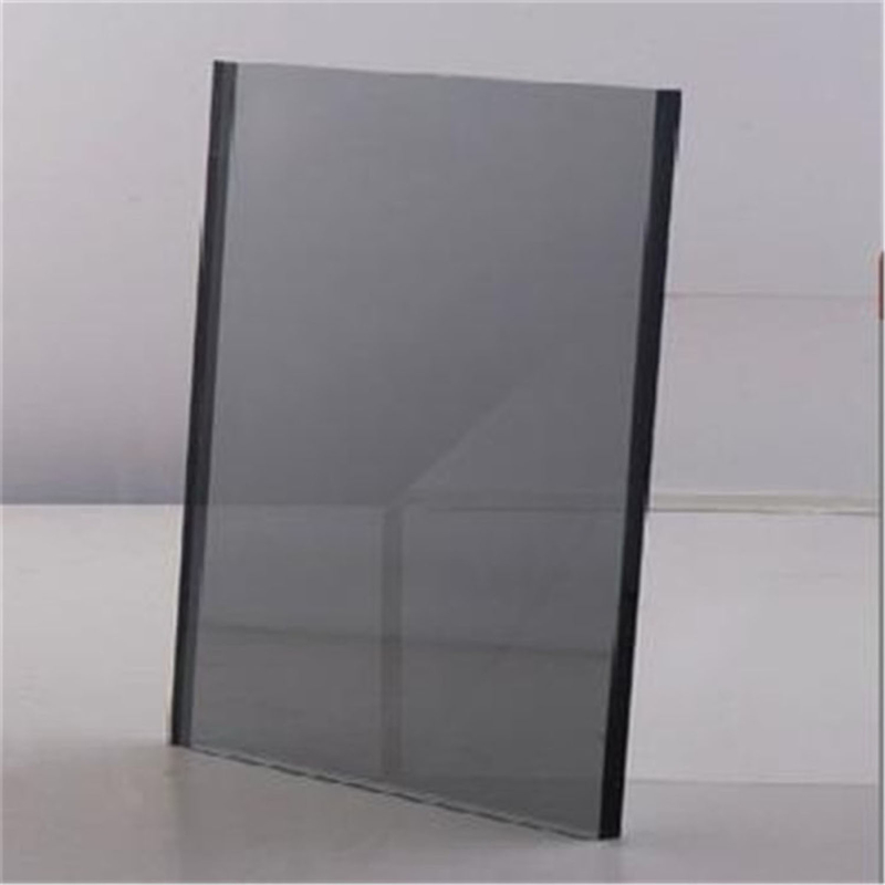 Vidro refletor polido plano em azul escuro Bronze e cinza para construção de edifícios