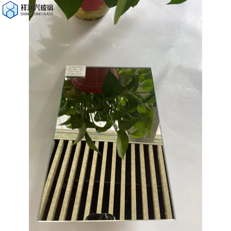 Silver Finish Retro Modern Custom Beveled Antique Mirror Tiles para Arte de Parede Clássica