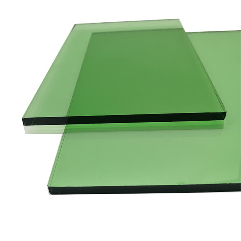 Vidro laminado temperado com tintura verde para segurança perfeita em automóveis e edifícios