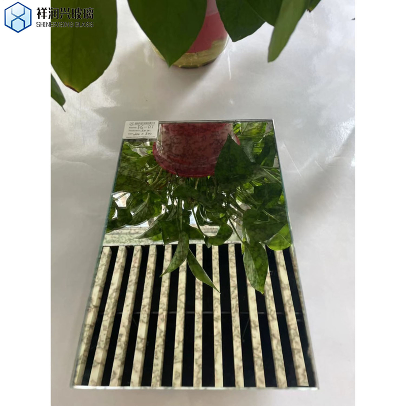 Espelho decorativo para casa de banho Antigo Silver Defogger Sensor de toque LED Espelho de vidro