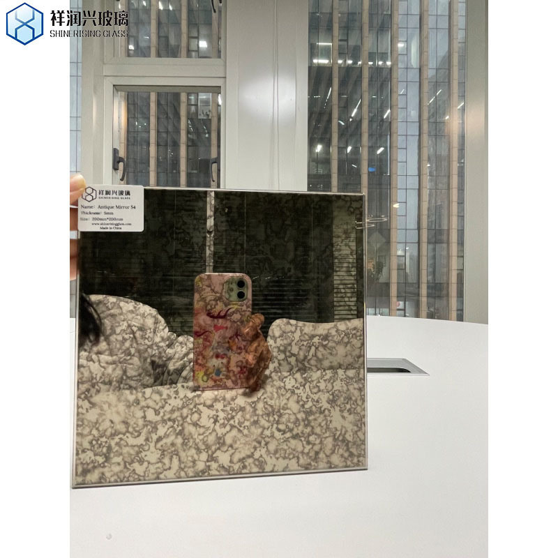 Quadro de vidro Espelho antigo Tamanho / Painel de parede Espelho decorativo