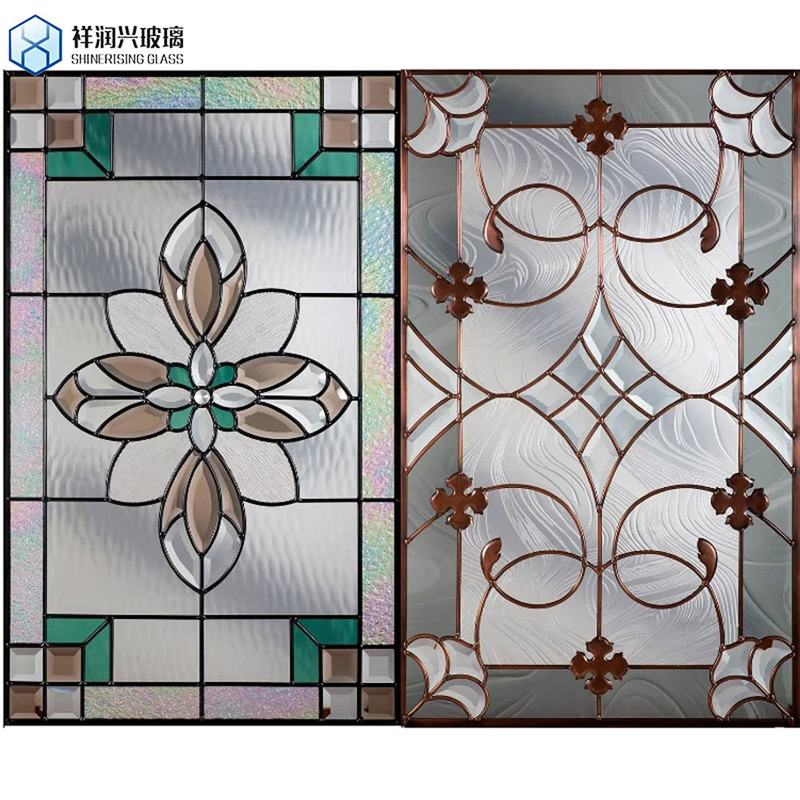 Estrutura sólida Folha de vidro colorido transparente para divisória 3mm 4mm 5mm espessura