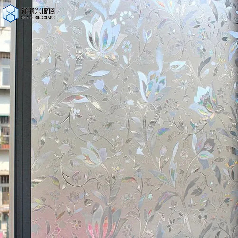Vidro de padrão Moru transparente e extra transparente de 3 mm-6 mm certificado CE