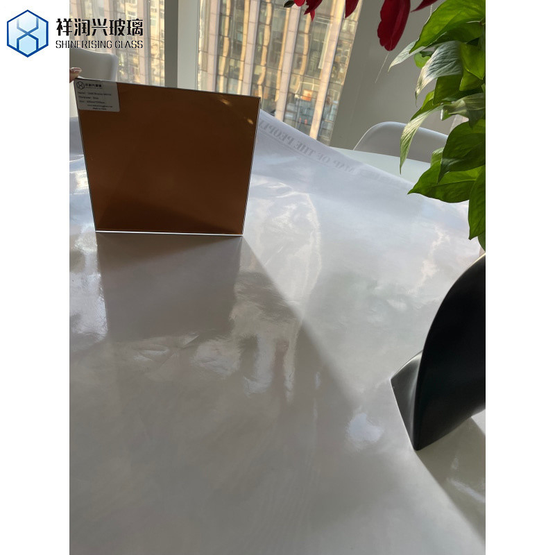 Espelho decorativo de vidro pintado colorido com e direto em demanda